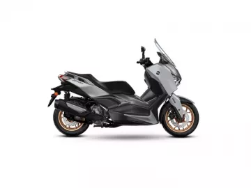 Moto Yamaha Scooter XMAX 300 Connected color Plata / Gris Mercurio / Marrón
